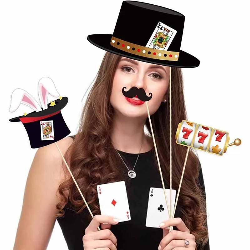 Accessoires Photobooth Poker Unique