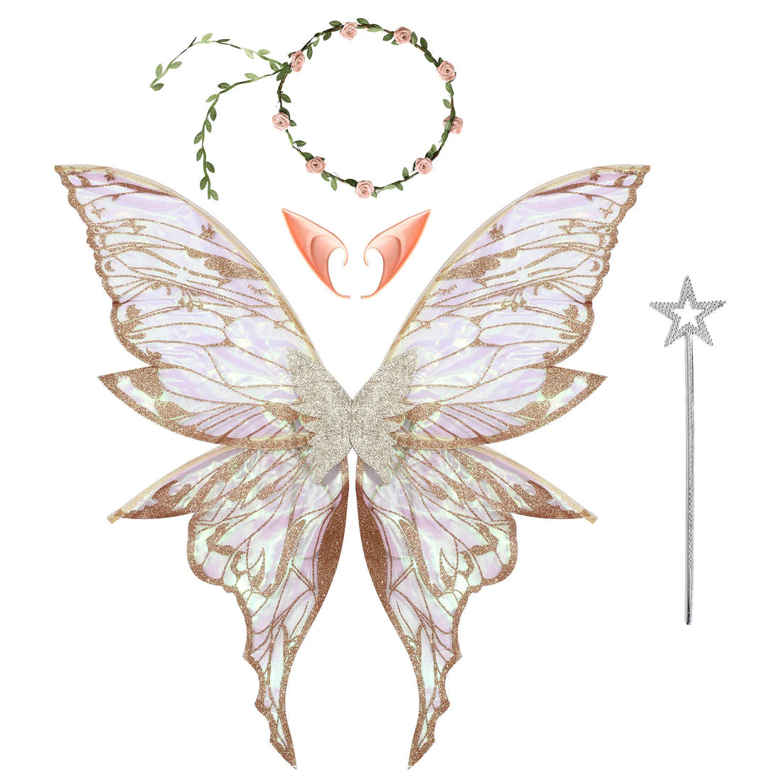 Accessoires de Fée Elfe Dorés chic