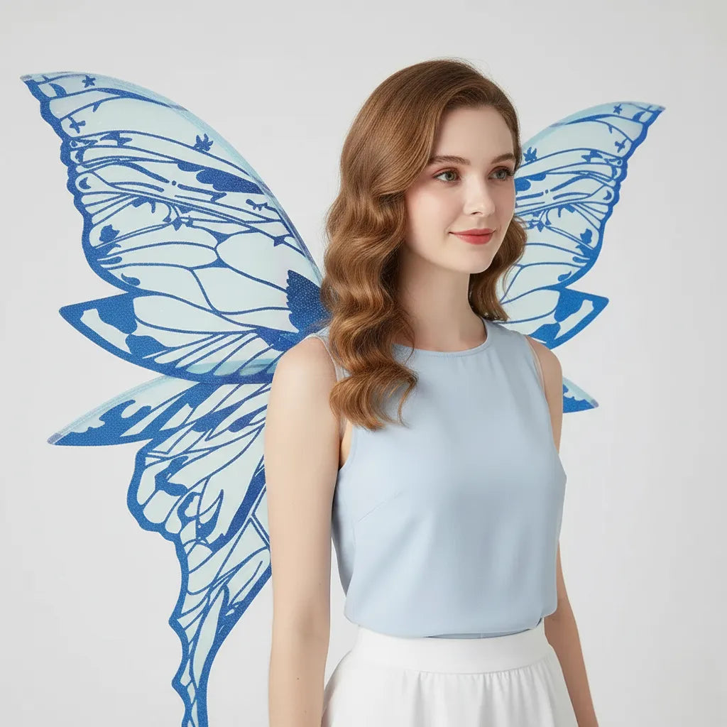 Ailes de Fée Bleues Stylée