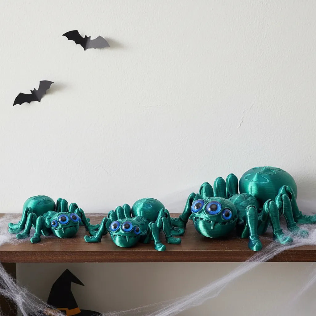 Araignée Fun Métallisée Halloween