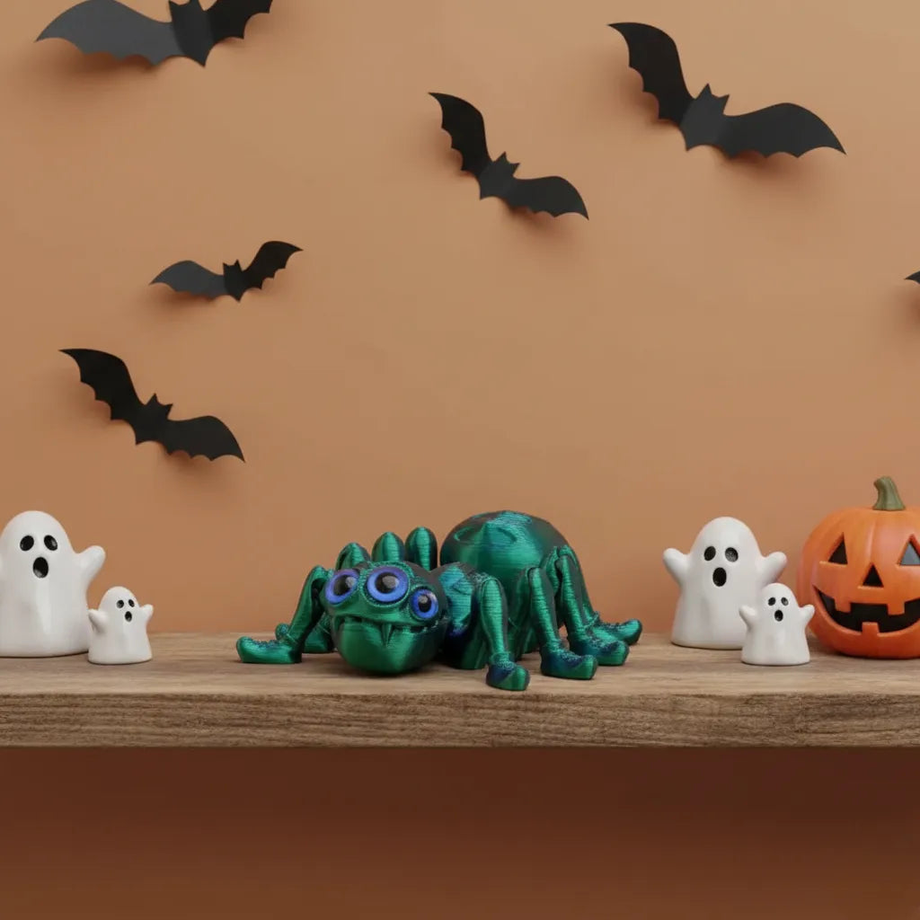 Araignée Fun Métallisée Halloween Originale