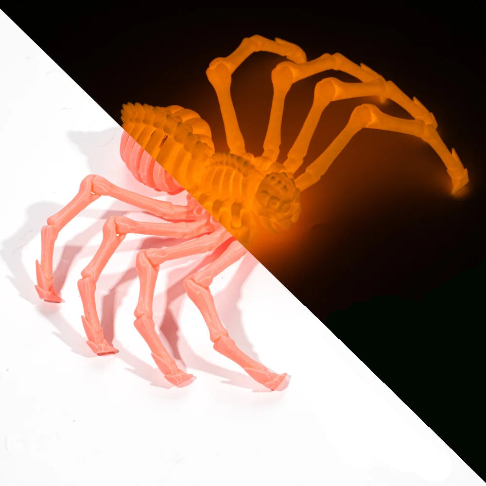 Araignée Rouge Fluorescente Halloween
