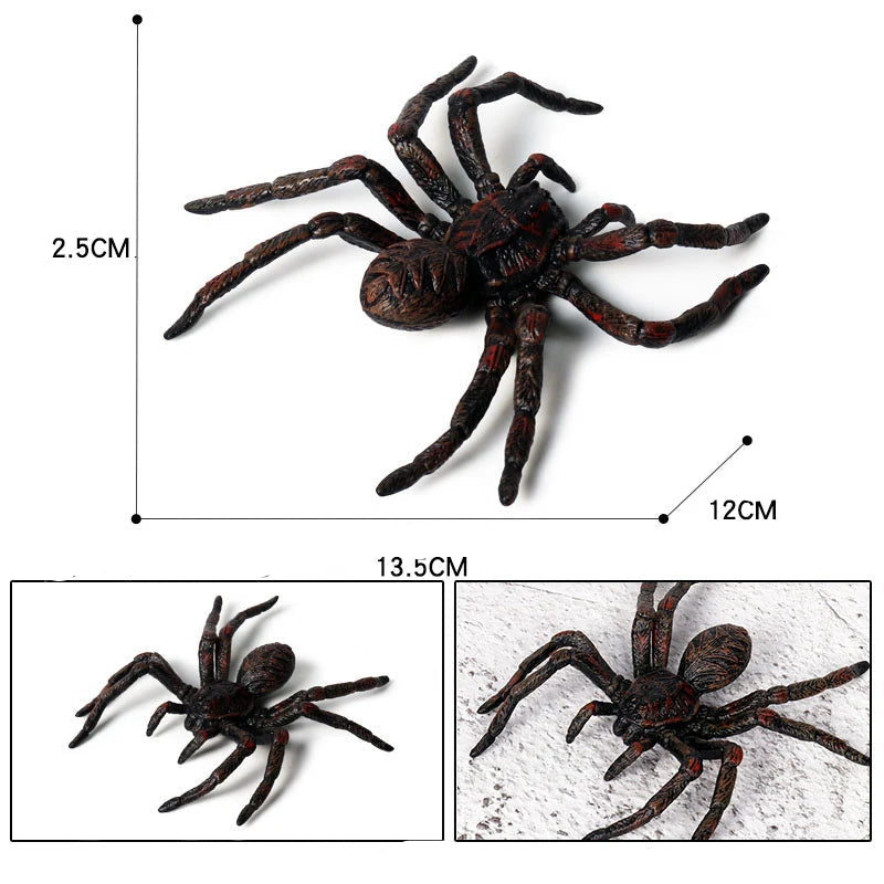 Araignée en Plastique Noire Unique