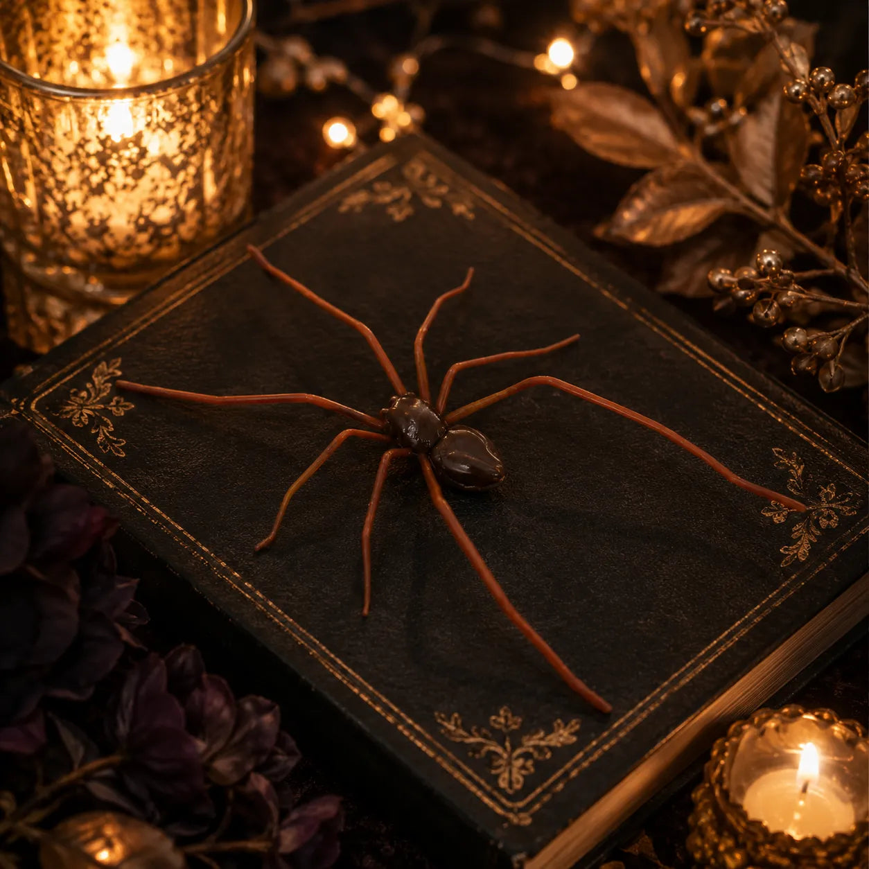 Araignée magnétique Marron réaliste