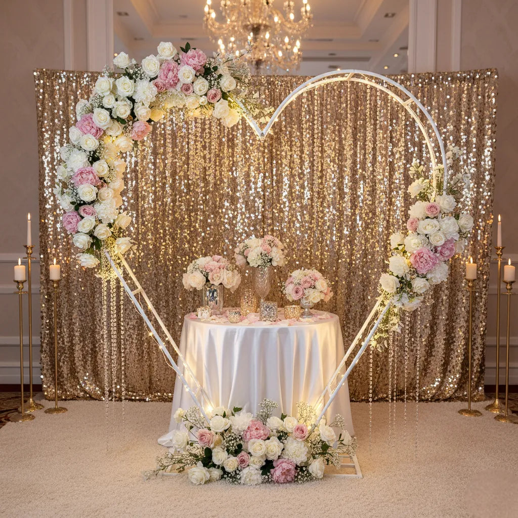 Arche Mariage Cœur Blanc