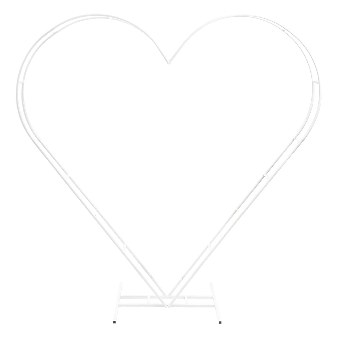 Arche Mariage Cœur Blanc Glamour