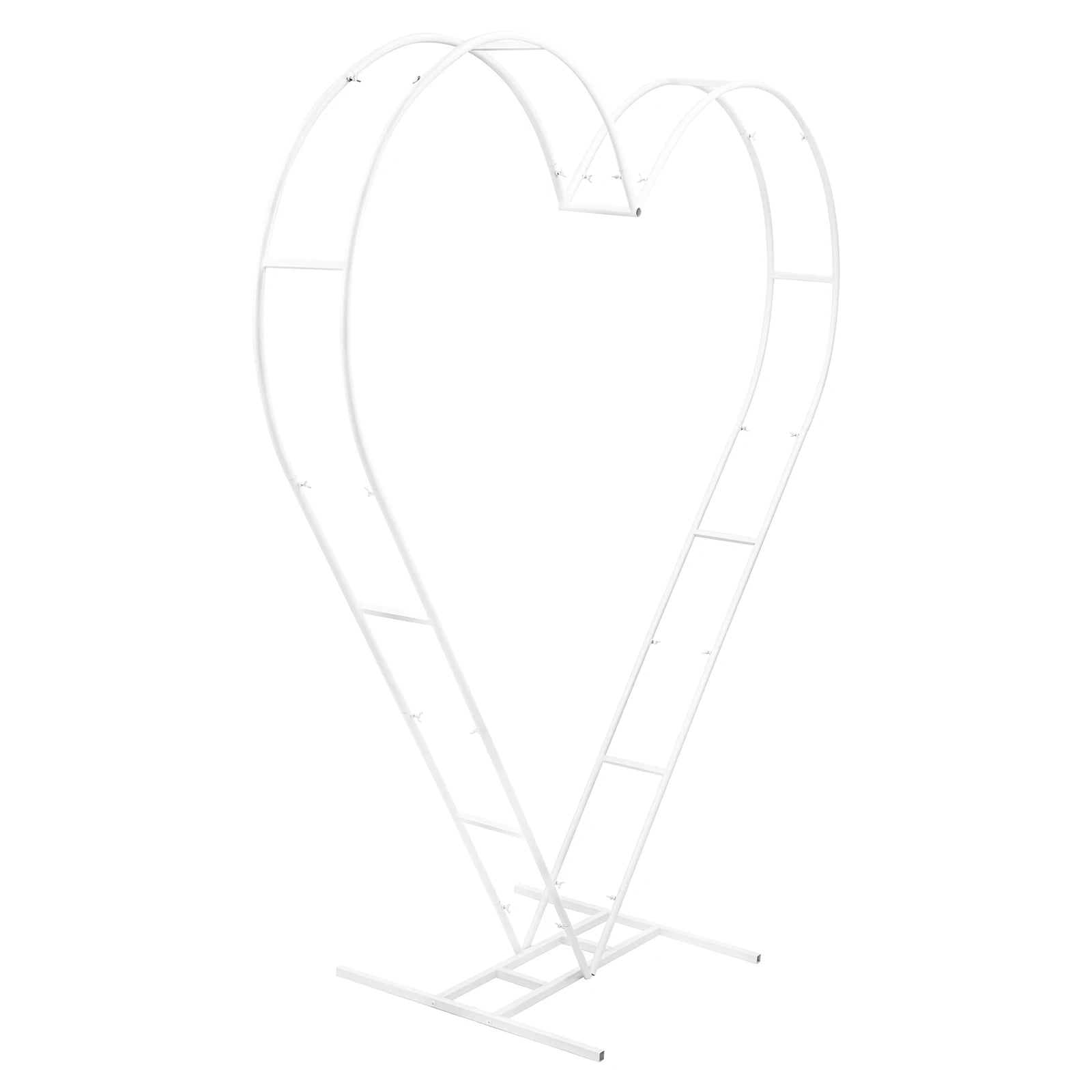 Arche Mariage Cœur Blanc Moderne