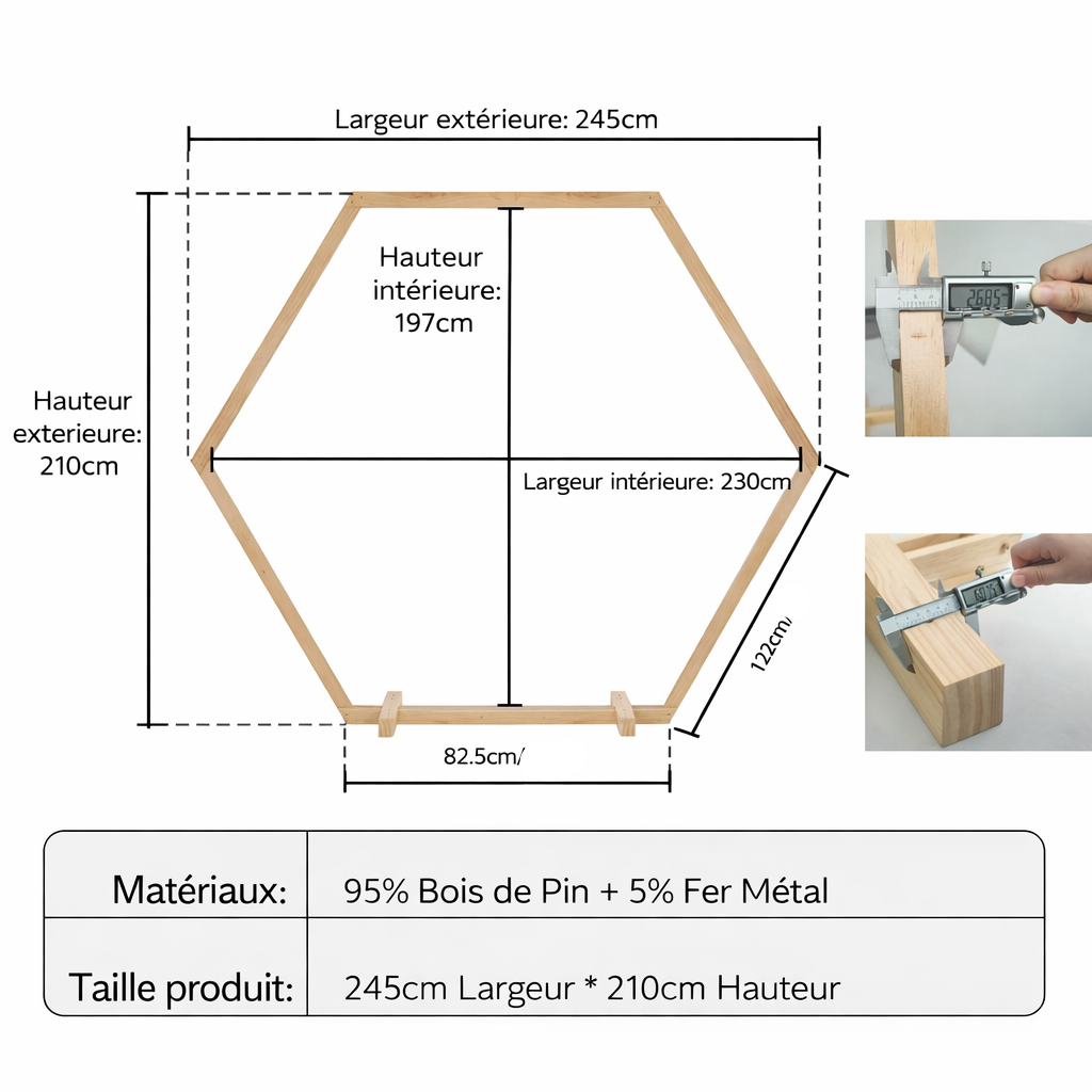 Arche Mariage Champêtre Dimensions