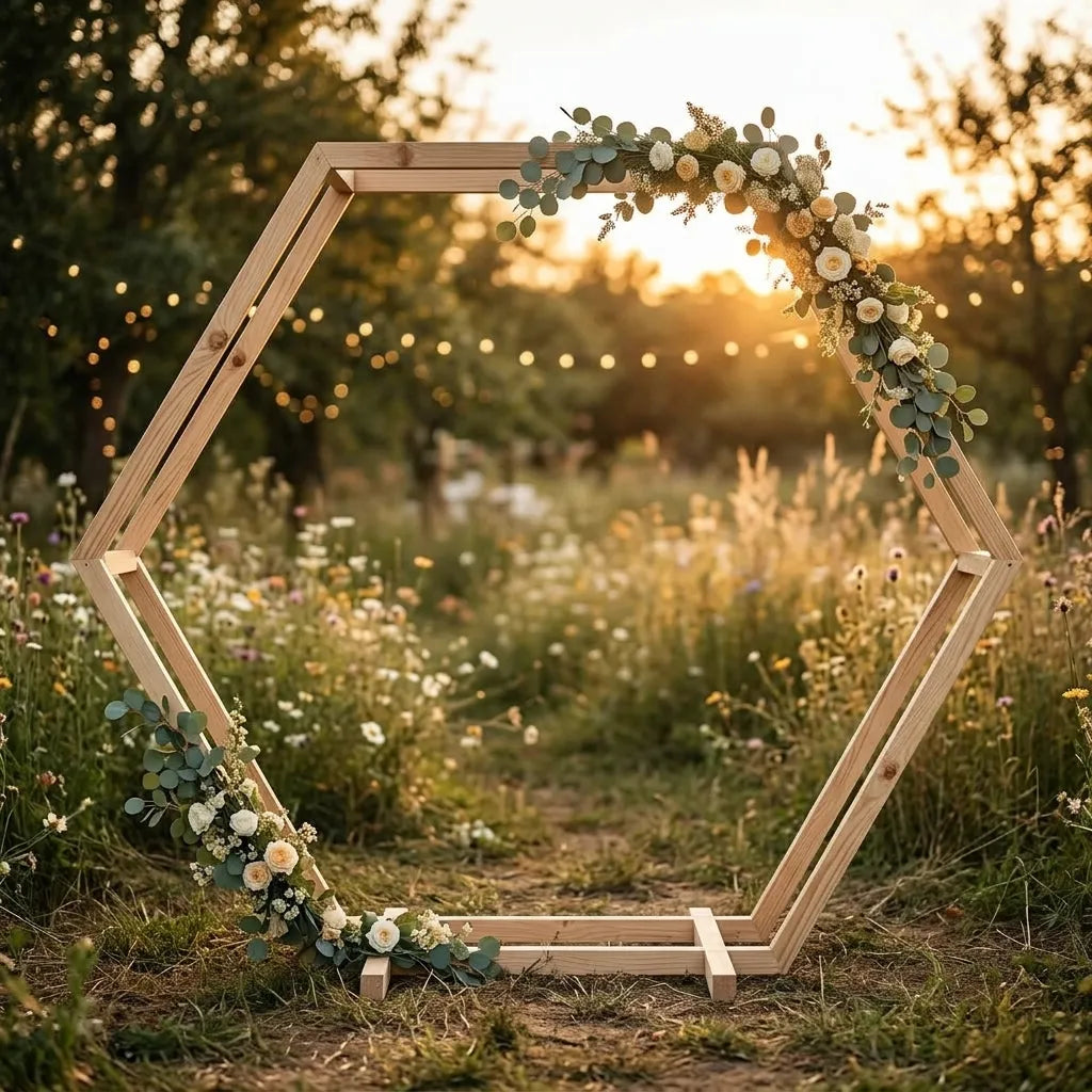 Arche Mariage Champêtre Elégant