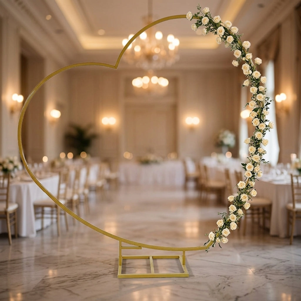 Arche Mariage Décorative Cœur  Glamour