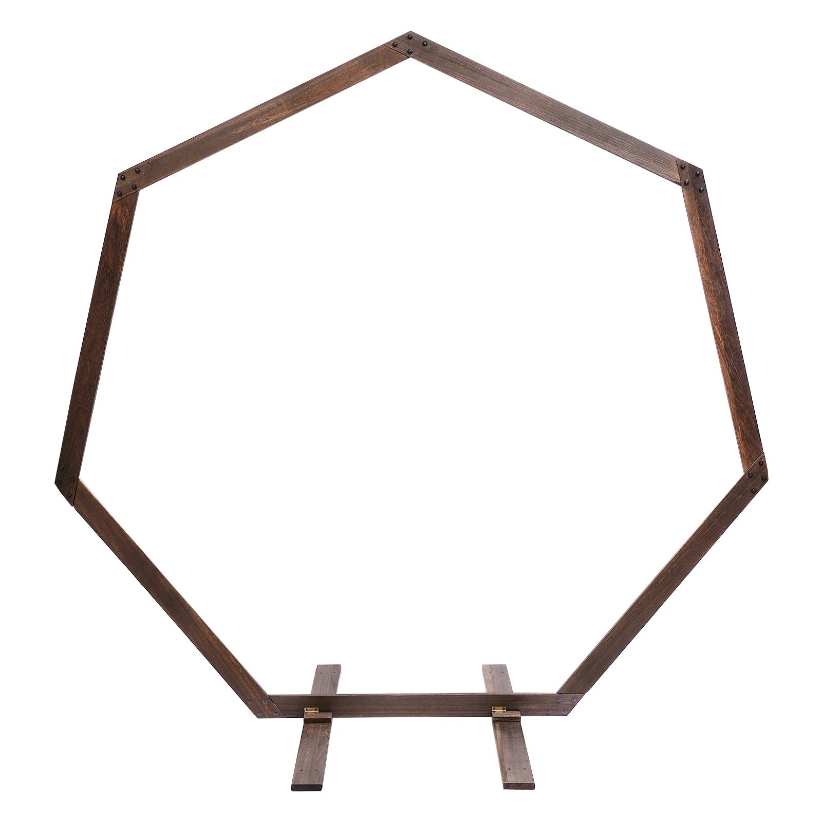 Arche Mariage Design en Bois Hexagonale