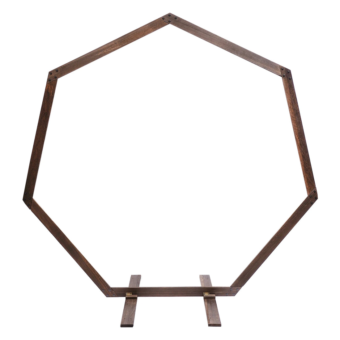 Arche Mariage Design en Bois Hexagonale