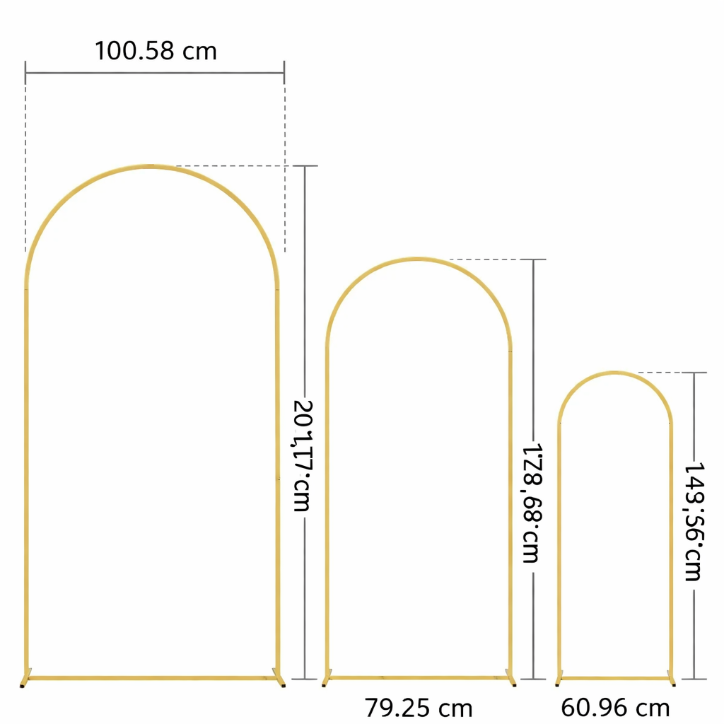 Arche Mariage Noire Dimensions