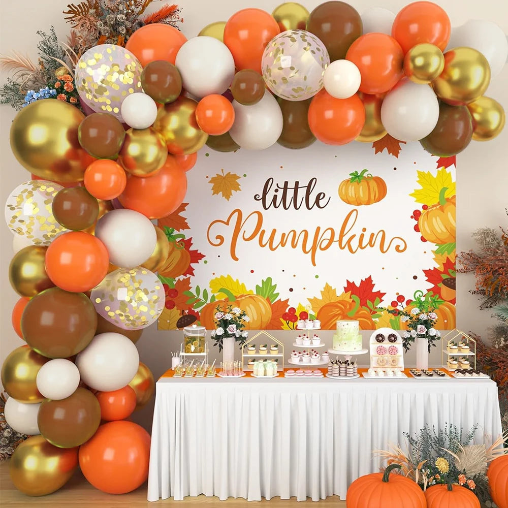 Arche de Ballons aux Couleurs d’Automne