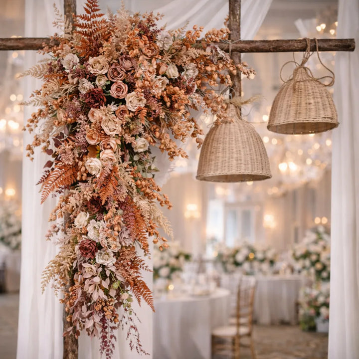 Arrangement Floral Boho Arche Mariage