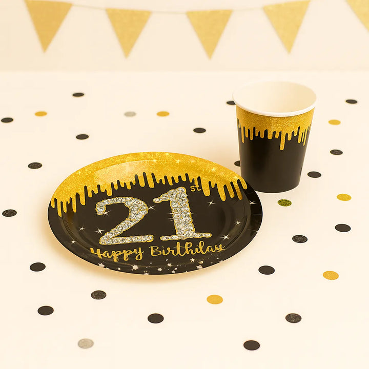 Assiette Anniversaire 21 Ans