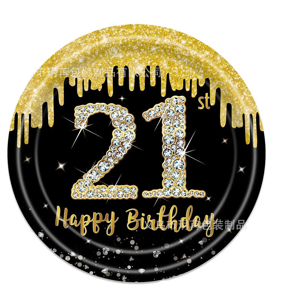 Assiette Anniversaire 21 Ans