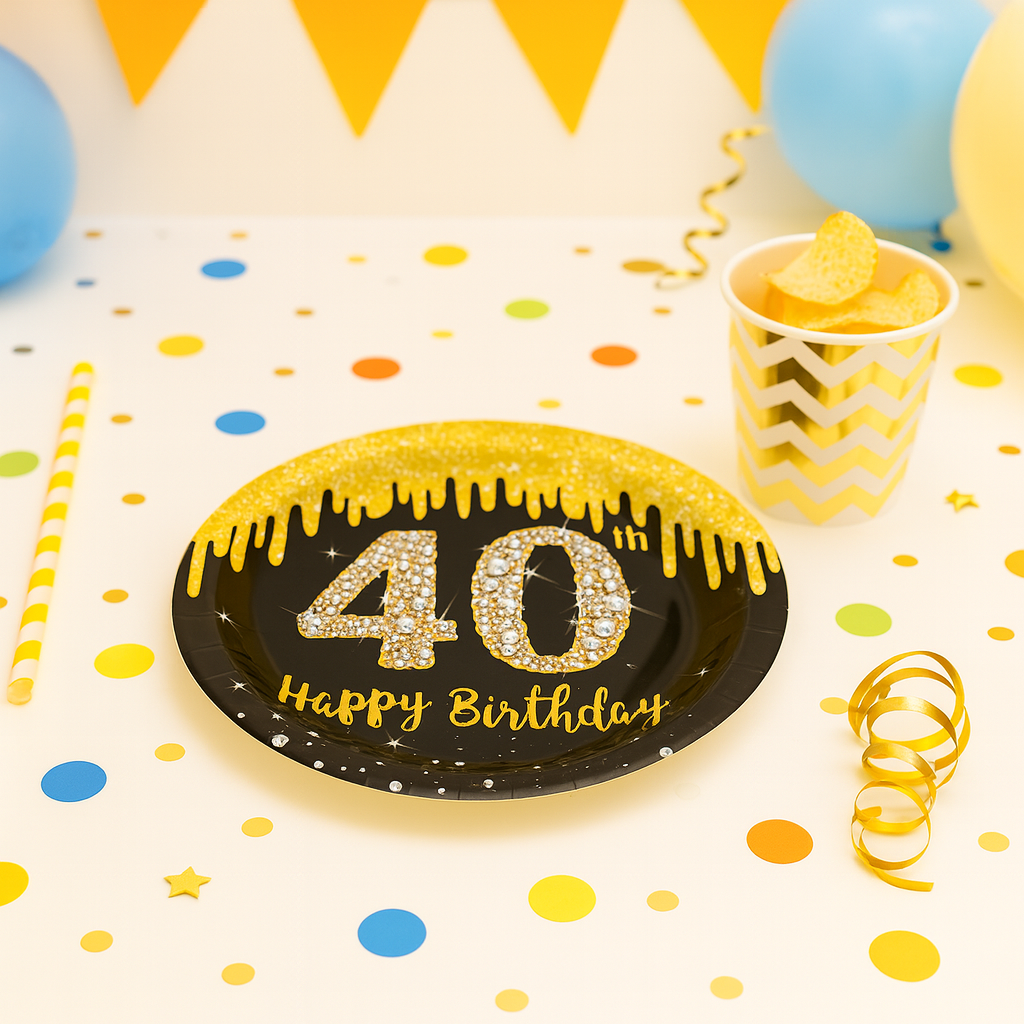 Assiette Anniversaire 40 Ans