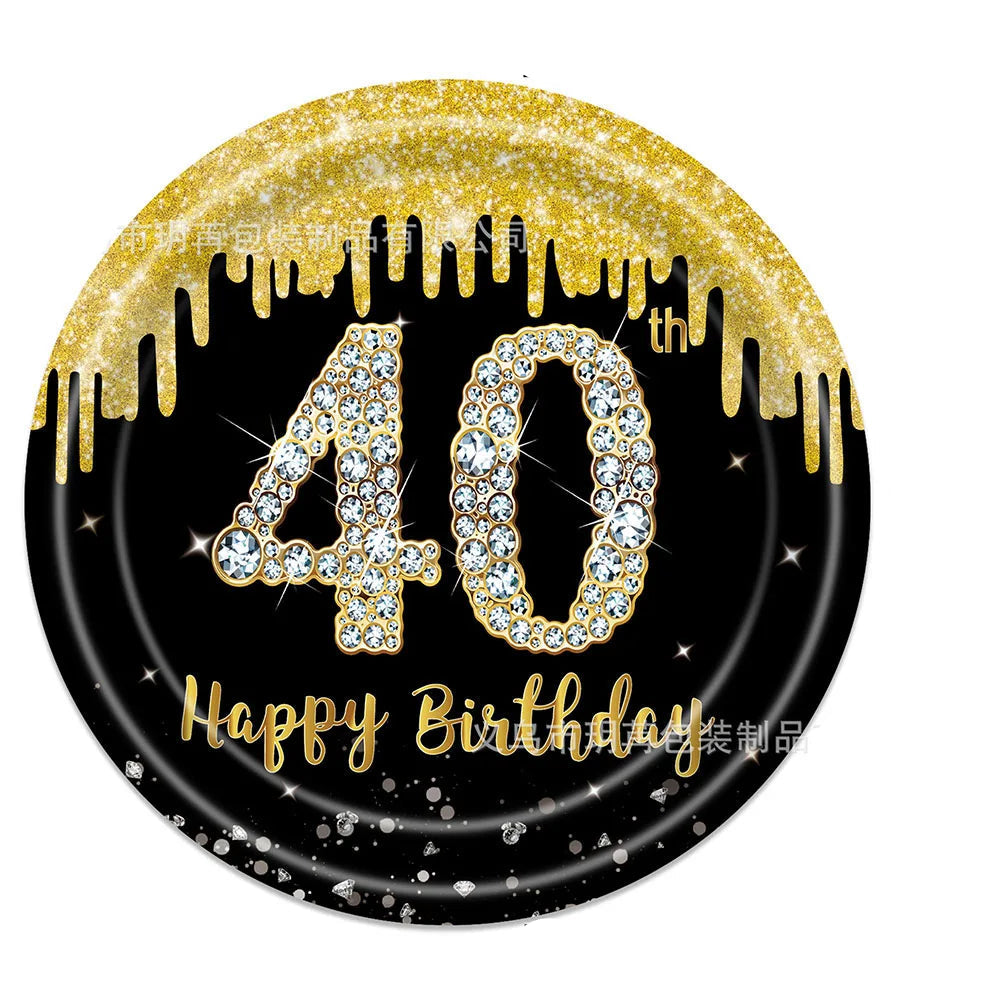 Assiette Anniversaire 40 Ans