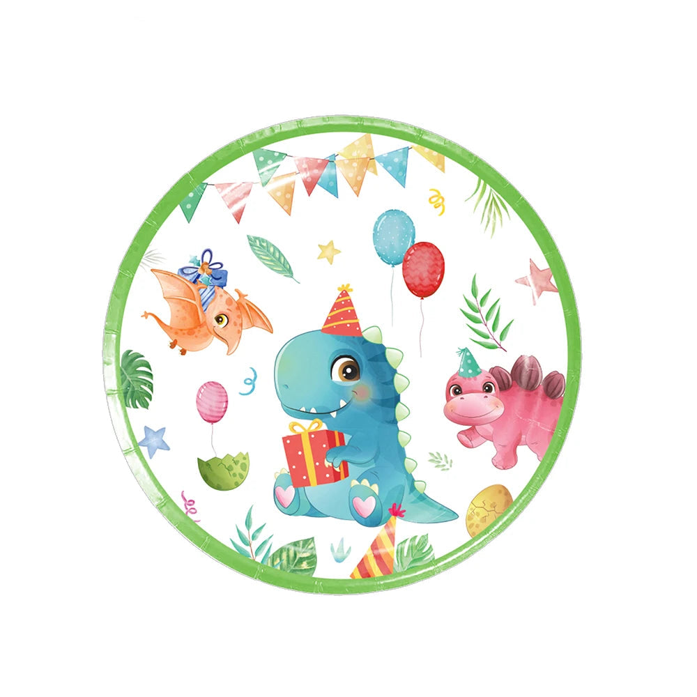 Assiette Anniversaire Bébé Dinosaure