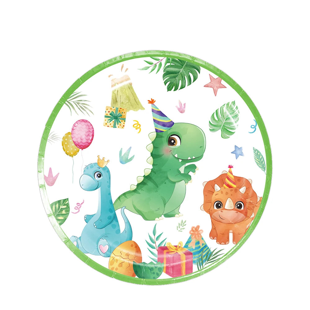 Assiette Anniversaire Dinosaure