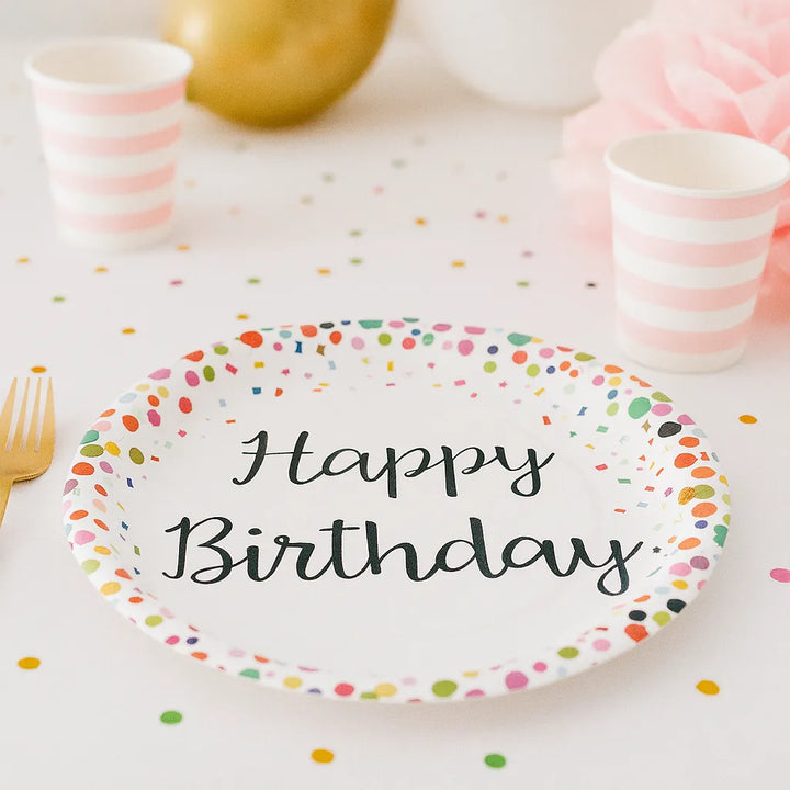 Assiette Anniversaire Festive