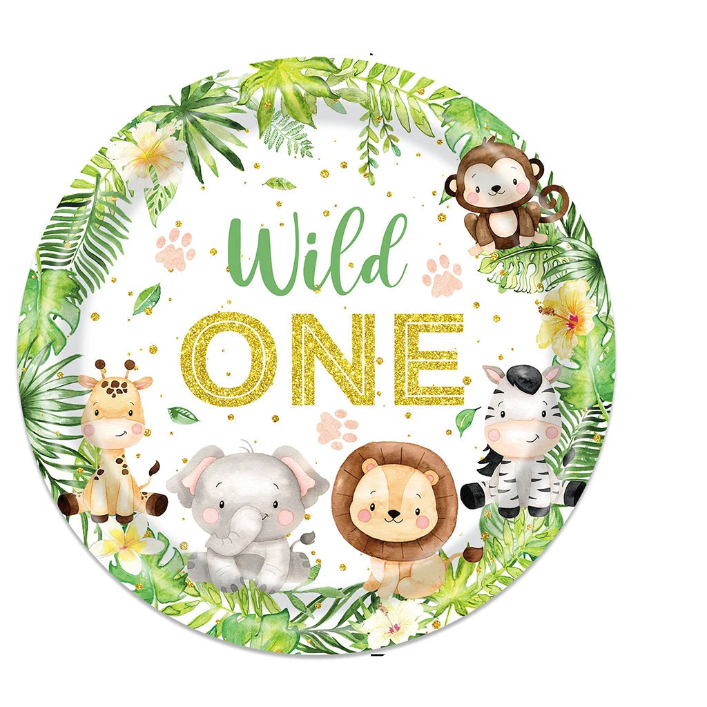 Assiette Anniversaire Jungle