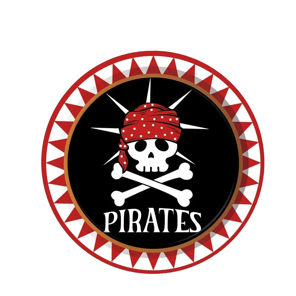 Assiette Anniversaire Pirate