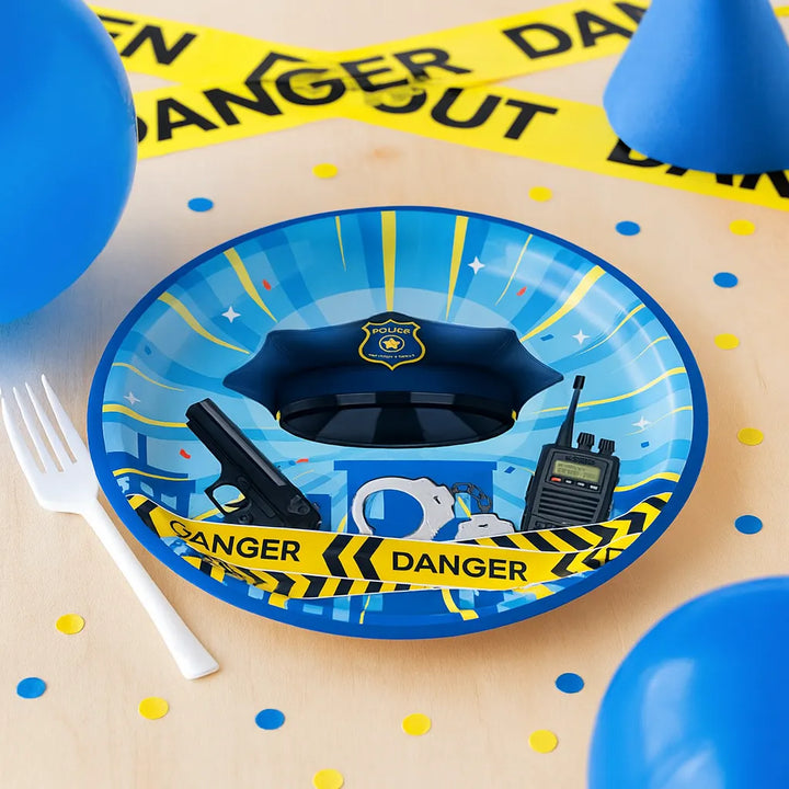 Assiette Anniversaire Police