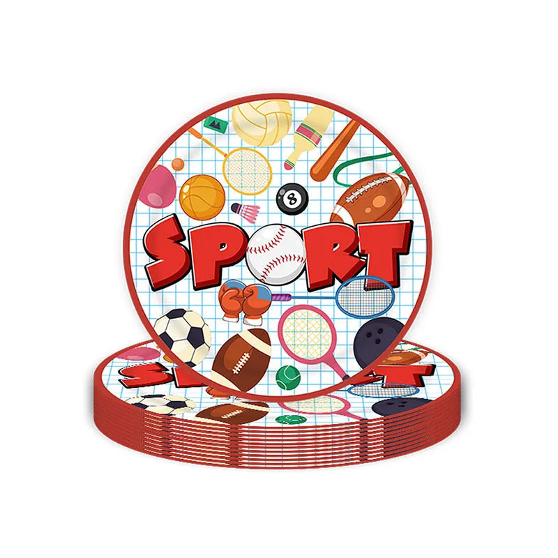 Assiette Anniversaire Sport