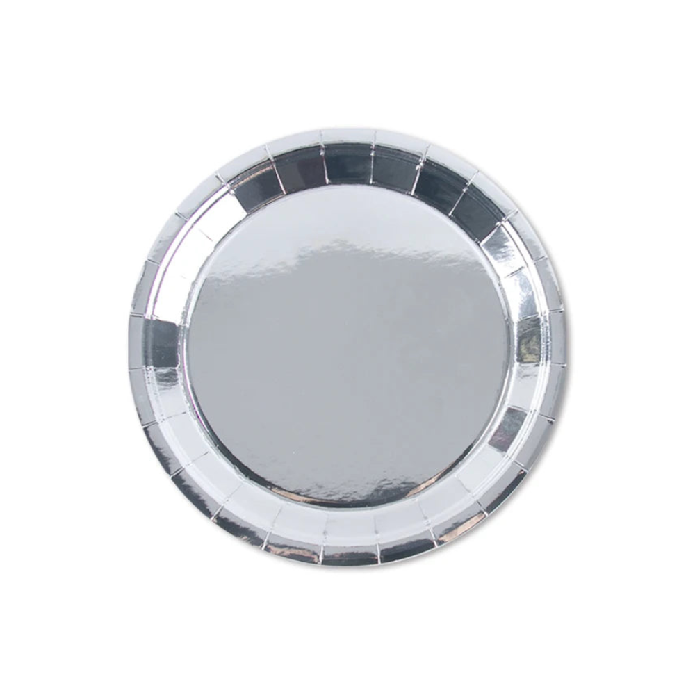 Assiette Argentée Jetable