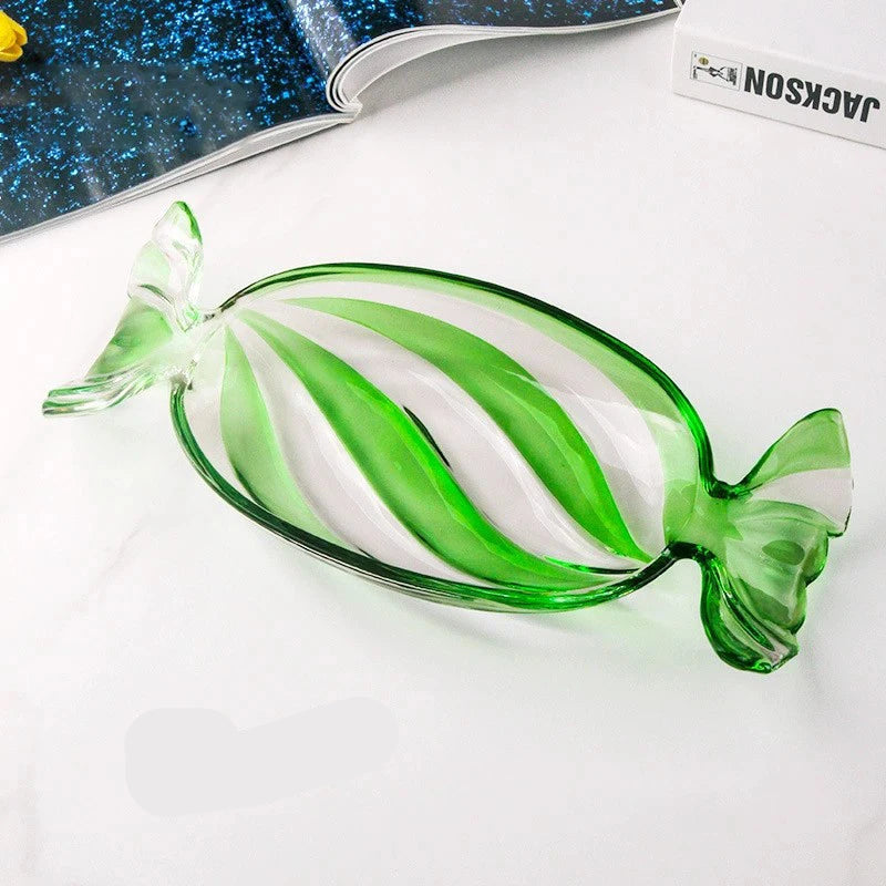 Assiette à Bonbons Vert Design