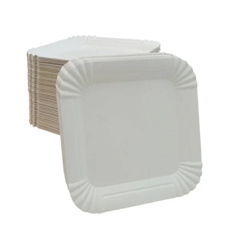 Assiette Carrée Jetable