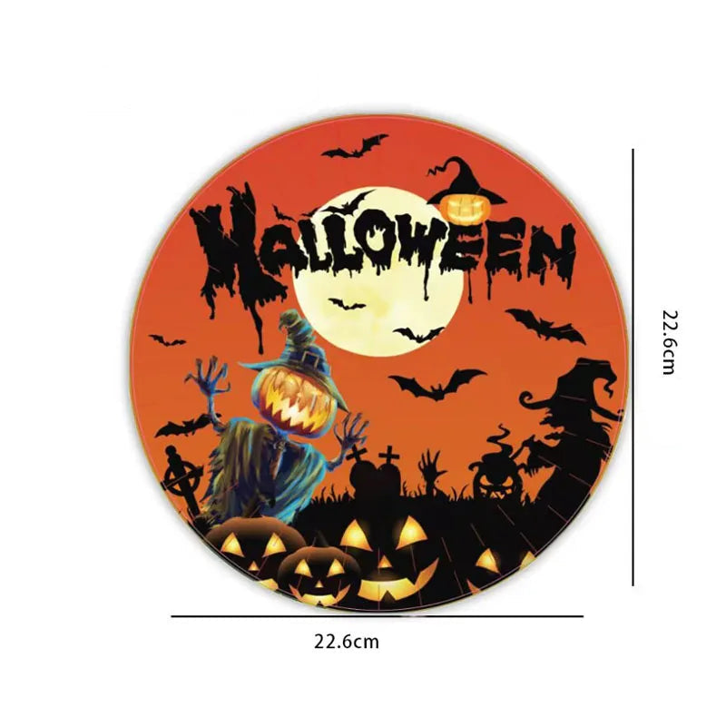 Assiette Halloween Effrayante Originale