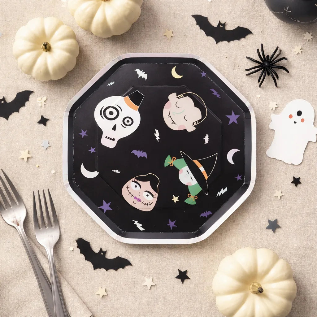 Assiette Halloween Hexagonale