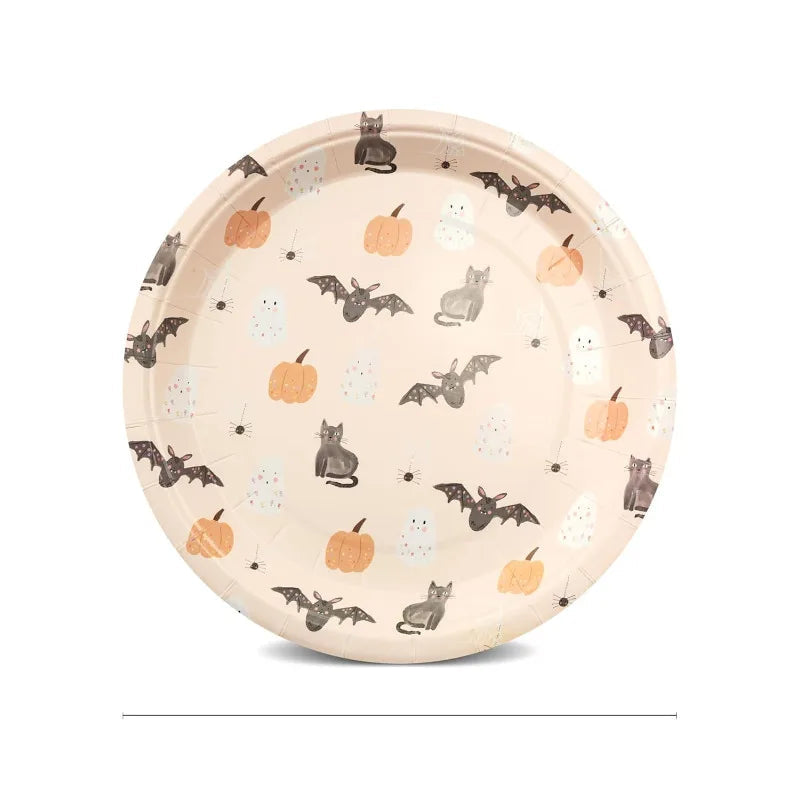 Assiette Halloween Pastel Chic