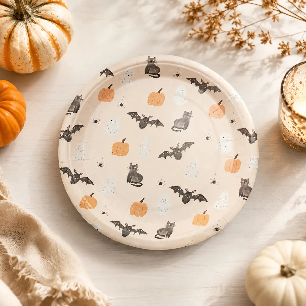Assiette Halloween Pastel Pratique