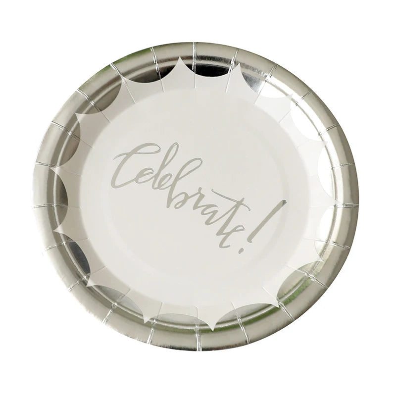 Assiette Jetable “Celebrate” Stylé