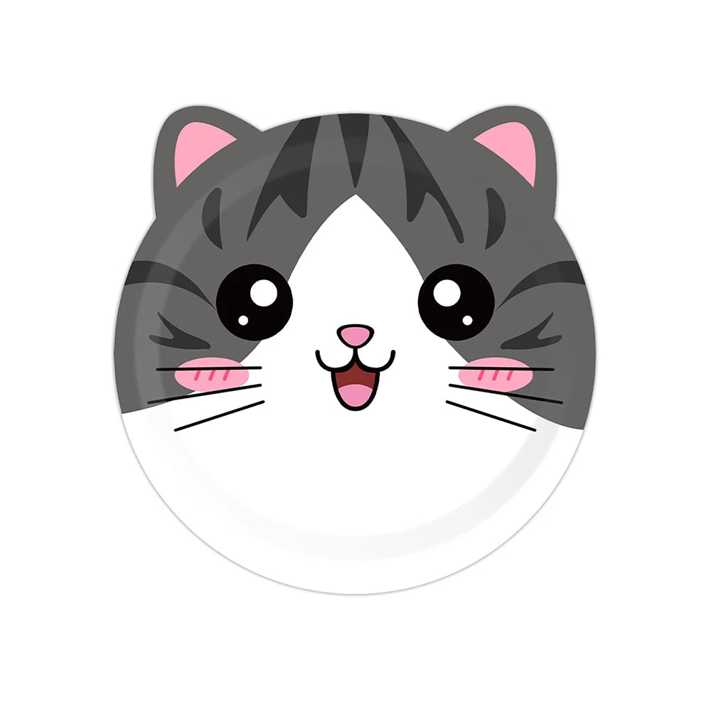 Assiette Jetable Chaton