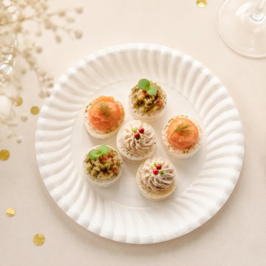 Assiette Jetable Design en Papier Festive