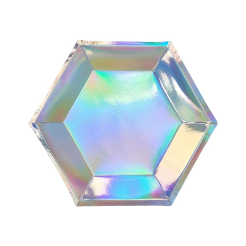 Assiette Jetable Hexagonale