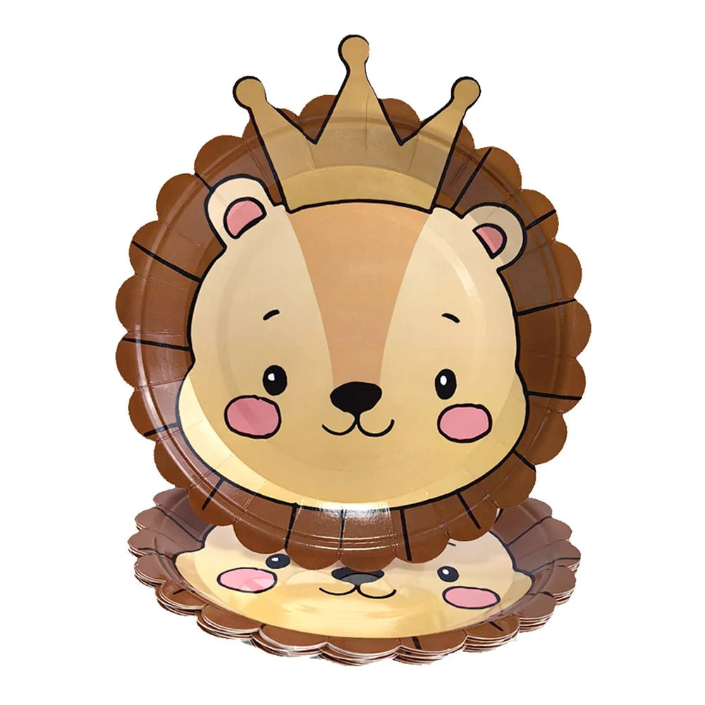 Assiette Jetable Lionceau
