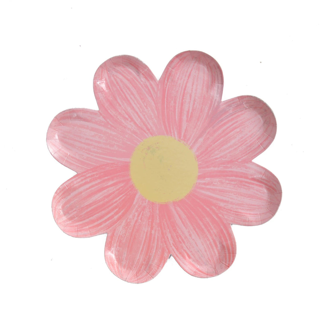 Assiette Jetable Marguerite Rose Design