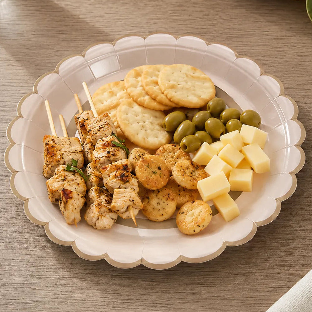 Assiette Jetable Mignon Minimaliste