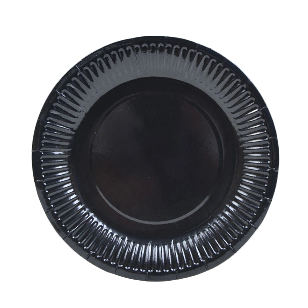 Assiette Jetable Noire