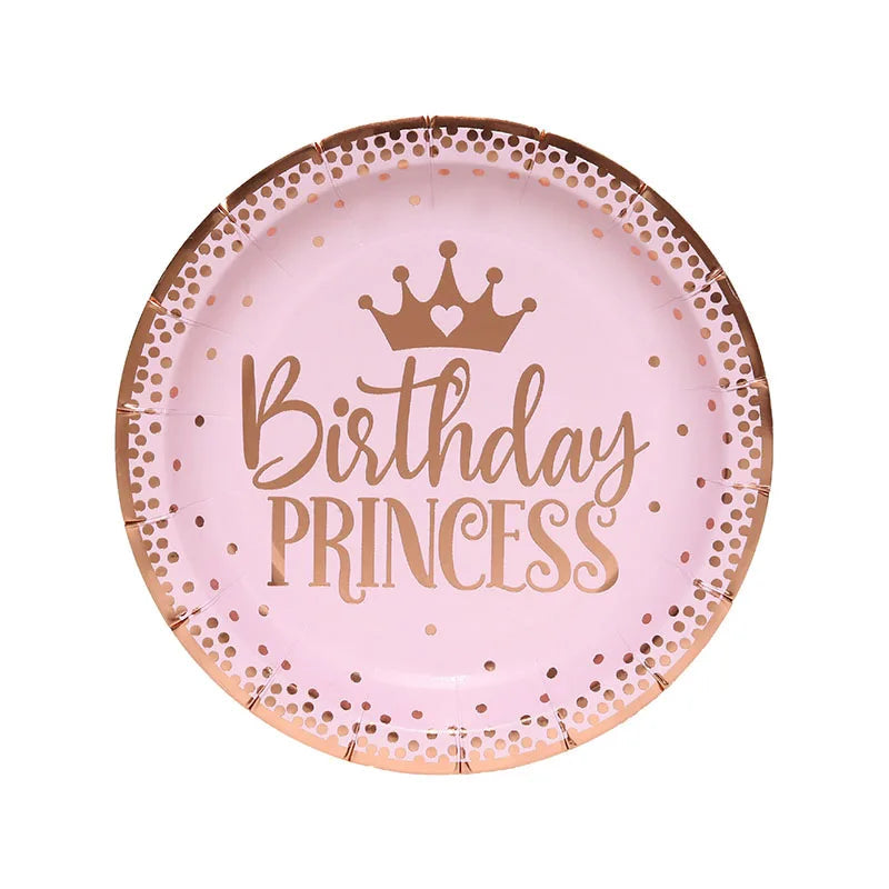 Assiette Jetable Princesse 1 An