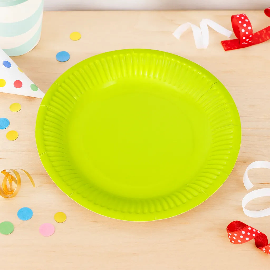 Assiette Jetable Verte