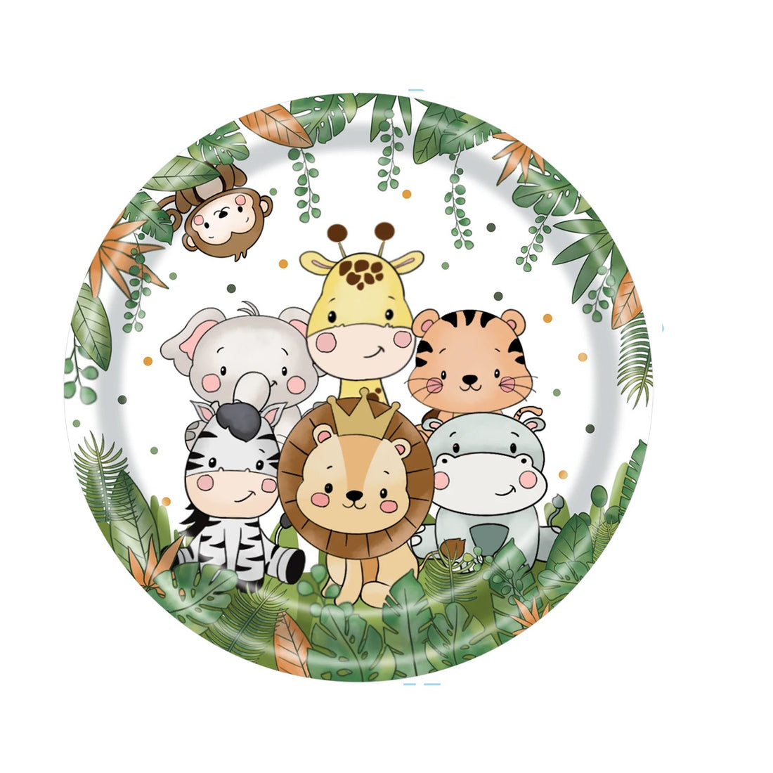 Assiette Jungle Papier