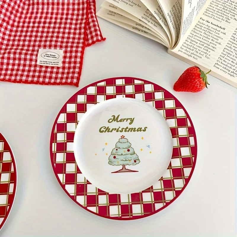 Assiette « Merry Chistmas » en Céramique