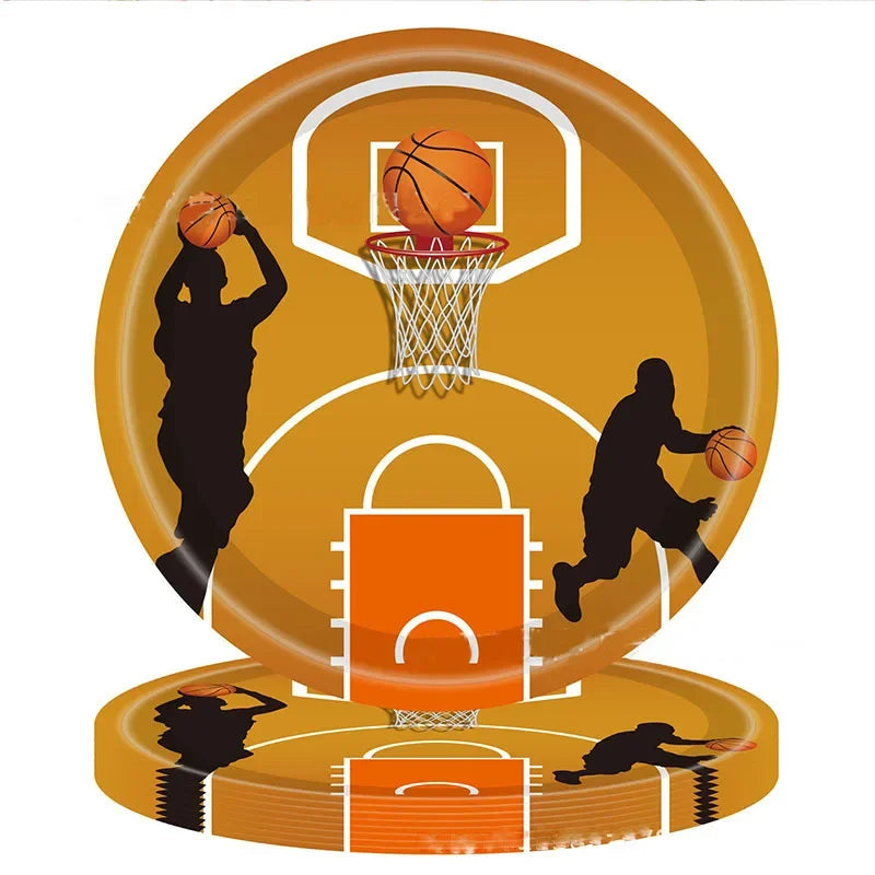 Assiette Terrain de Basketball Unique